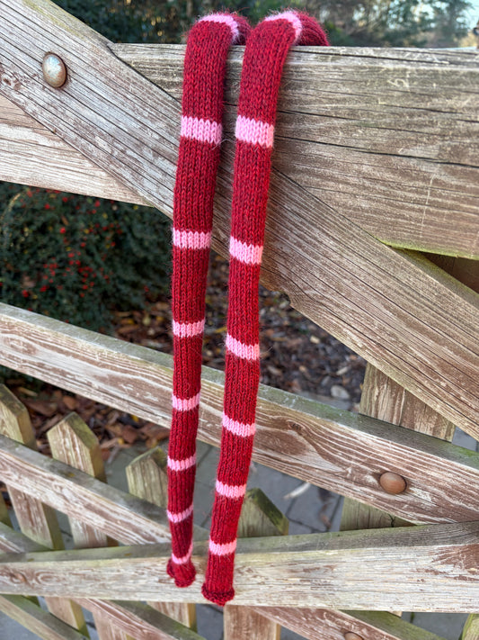 Maroon and Rose Evie Scarf